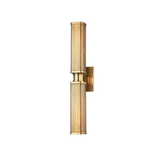 Gibbs Wall Sconce, Aged Brass