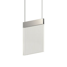 V Panels Pendant, Polished Chrome