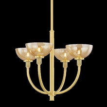 Eva Chandelier, Aged Brass
