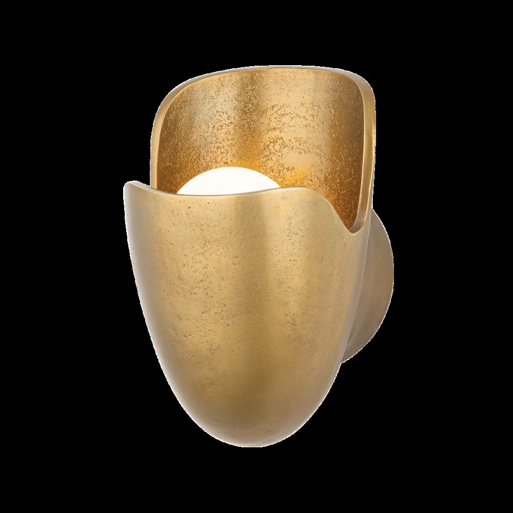 Bideford Wall Sconce, Aged Brass