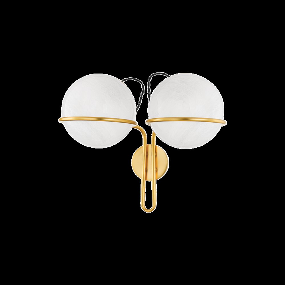 Hingham Wall Sconce, Aged Brass
