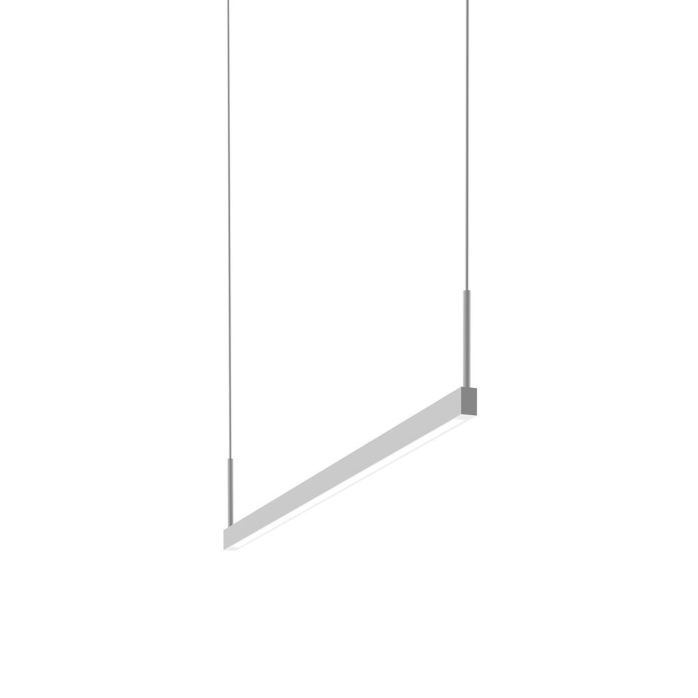 Thin-Line Pendant, Satin White