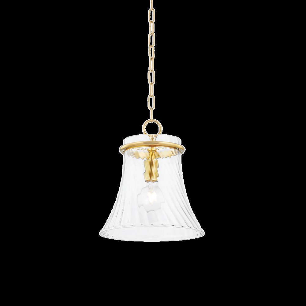 Cantana Pendant, Aged Brass