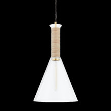 Besa Pendant, Aged Brass