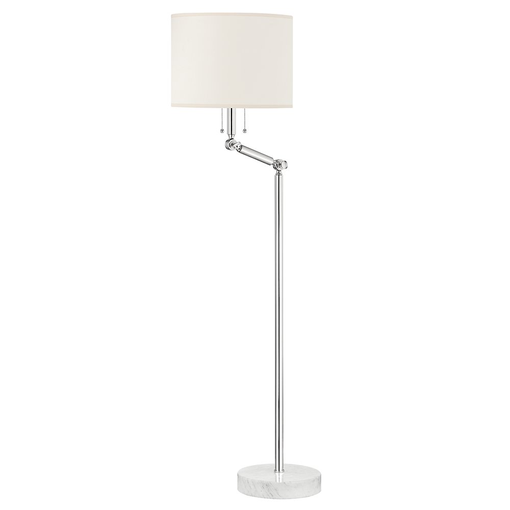 Essex Floor Lamp, Polished Nickel