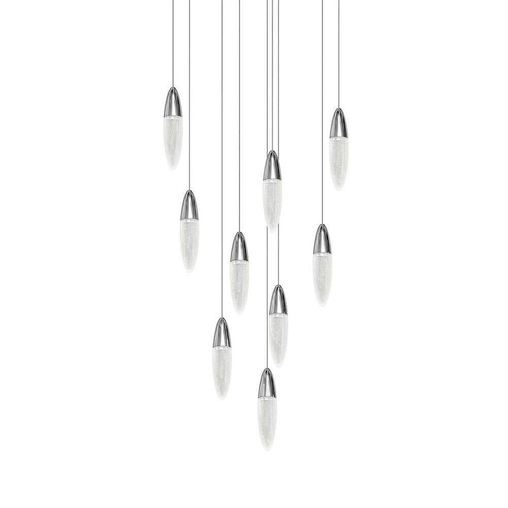Sultana Pendant, Polished Chrome