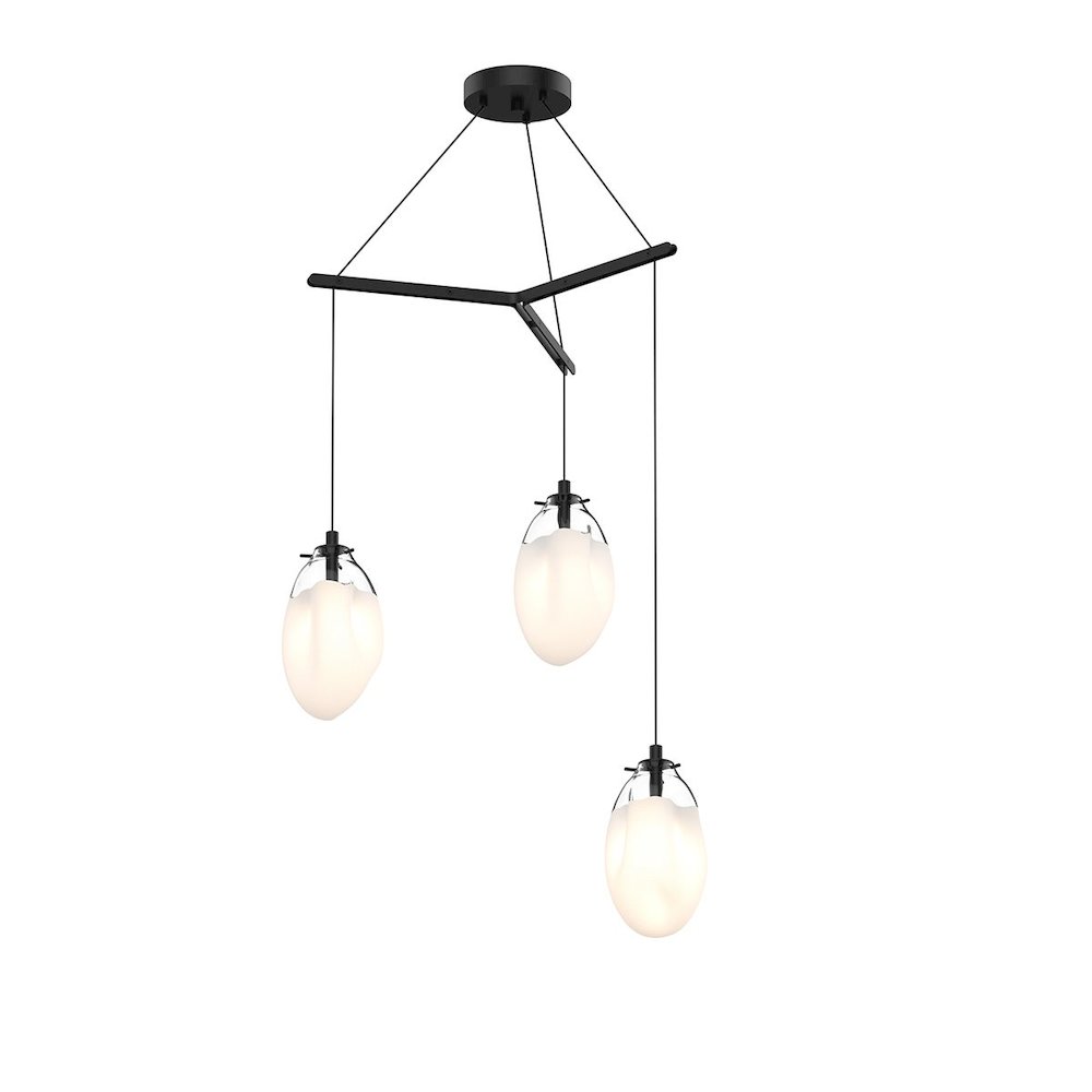 Liquid Pendant, Satin Black