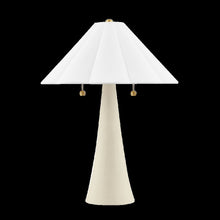 Alana Table Lamp, Aged Brass