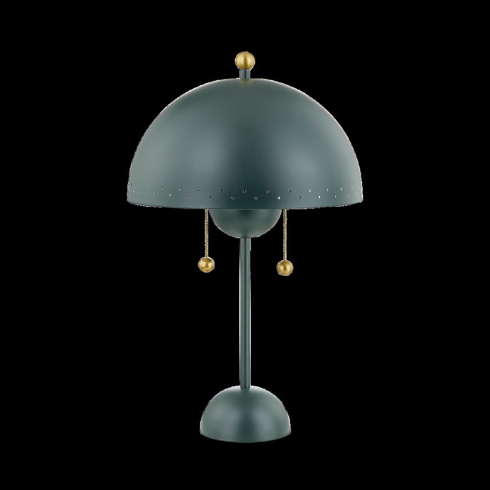 Jojo Table Lamp, Aged Brass