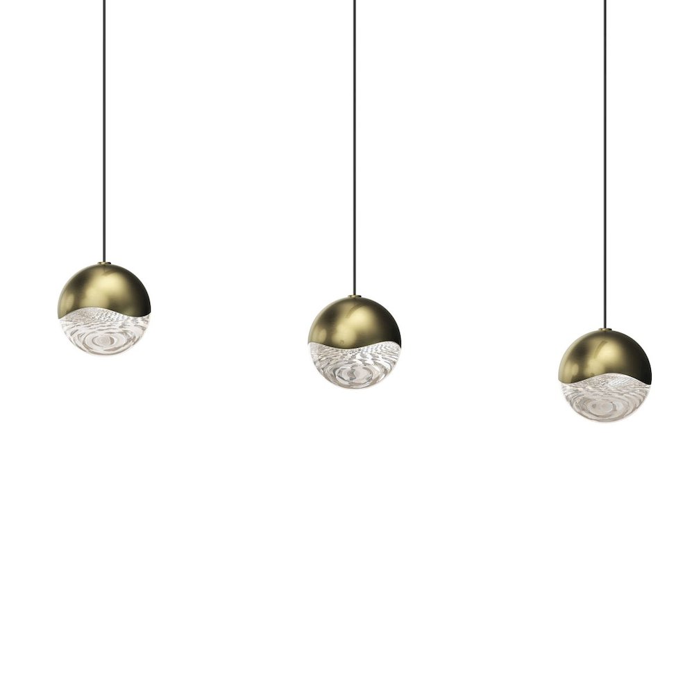 Grapes Pendant, Brass