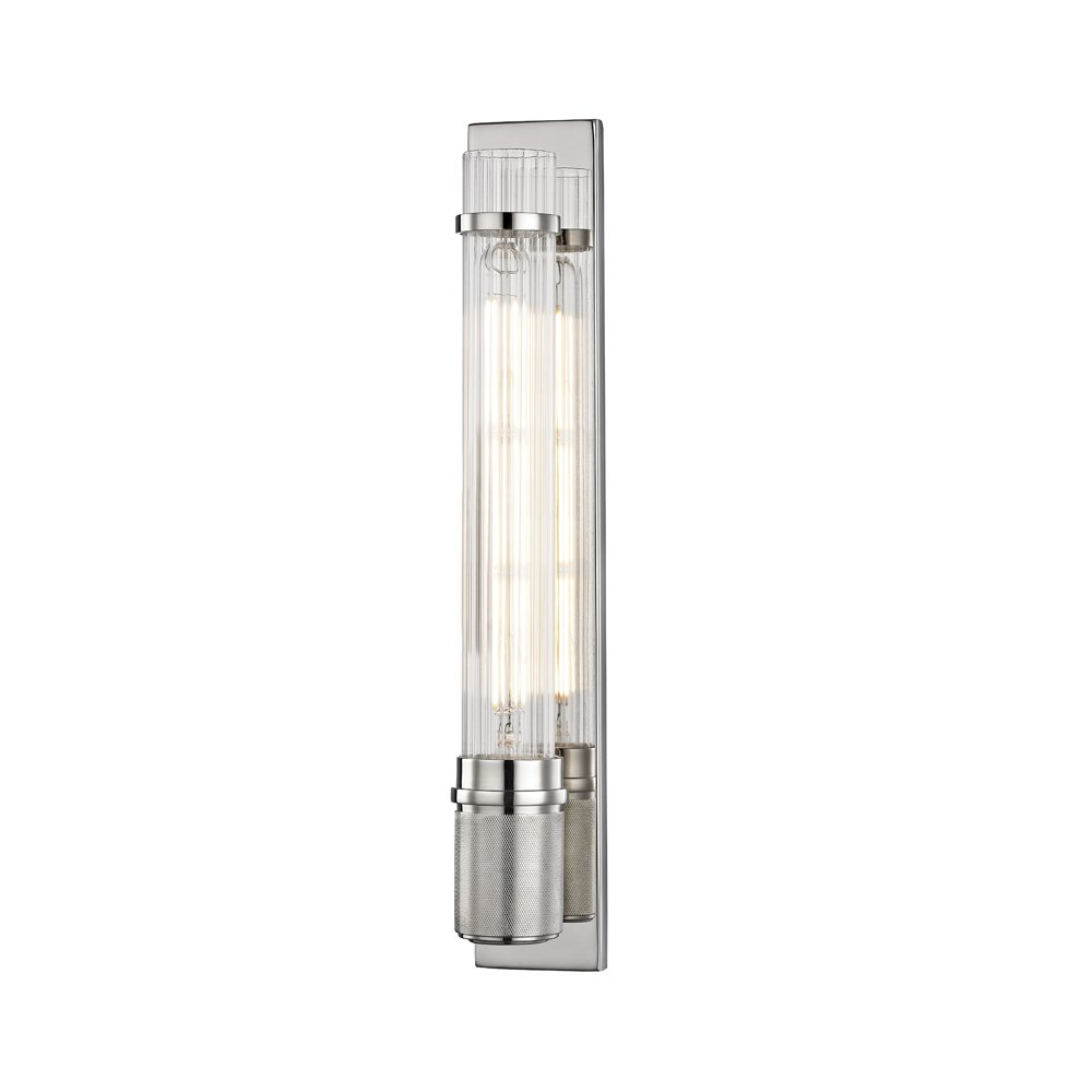Shaw Wall Sconce, Polished Nickel