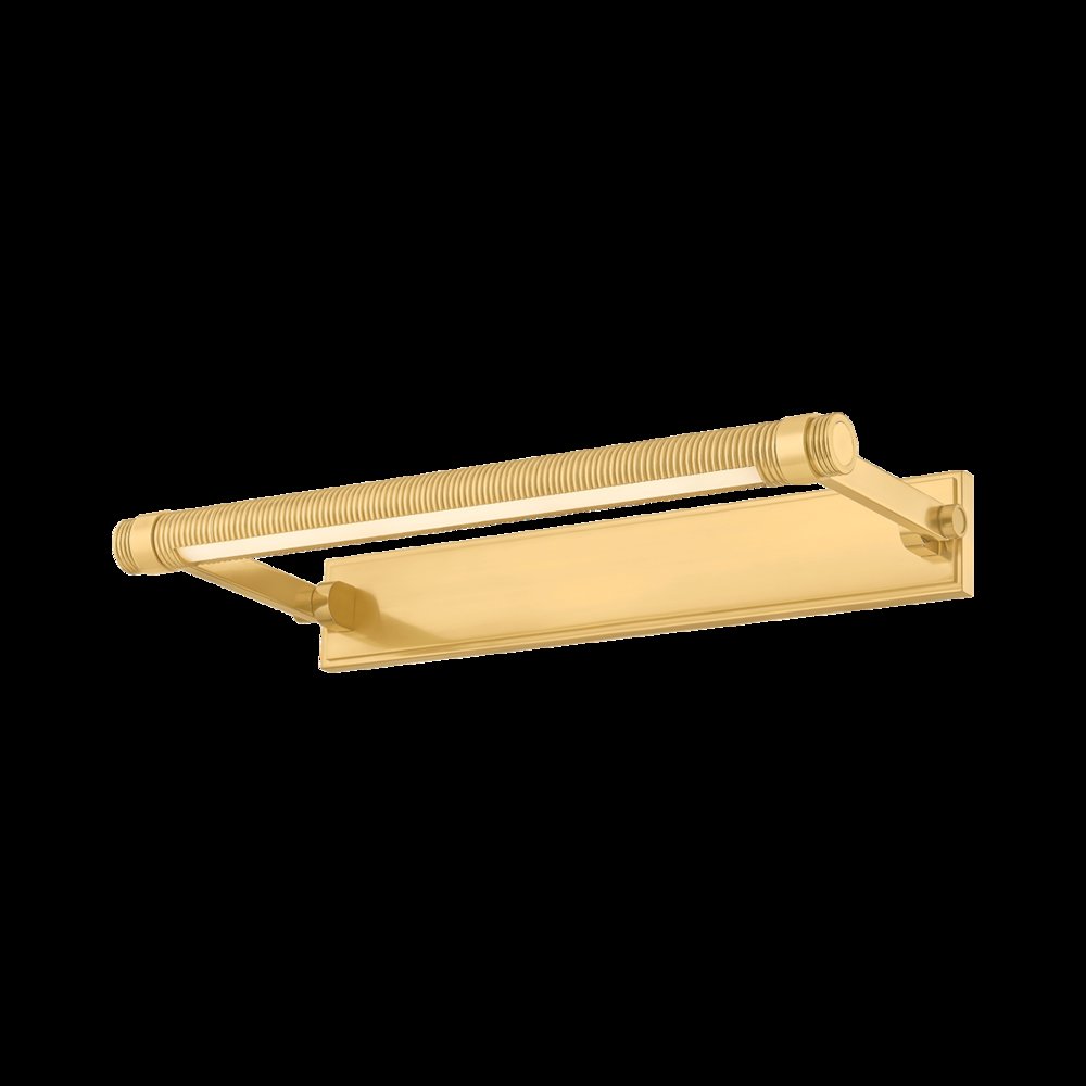 Duell Picture Light, Aged Brass