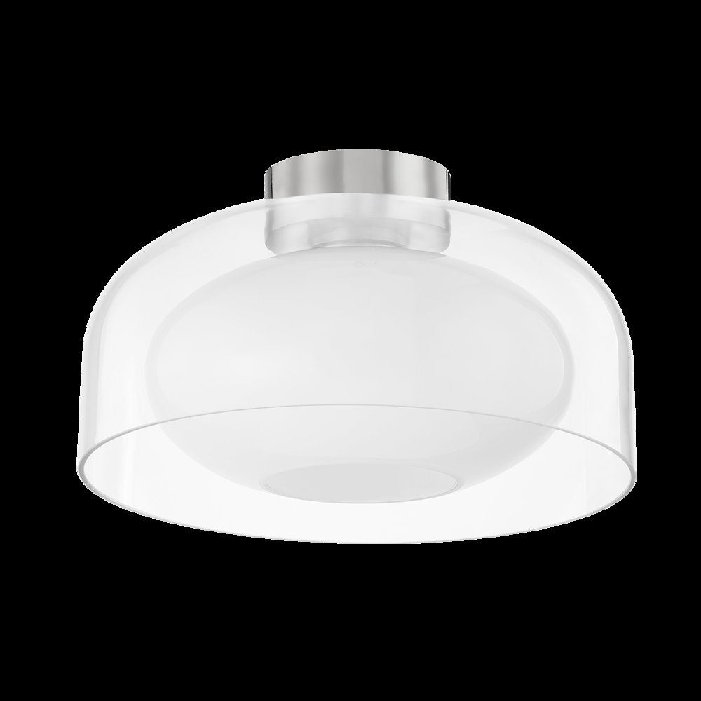Giovanna Flush Mount, Polished Nickel