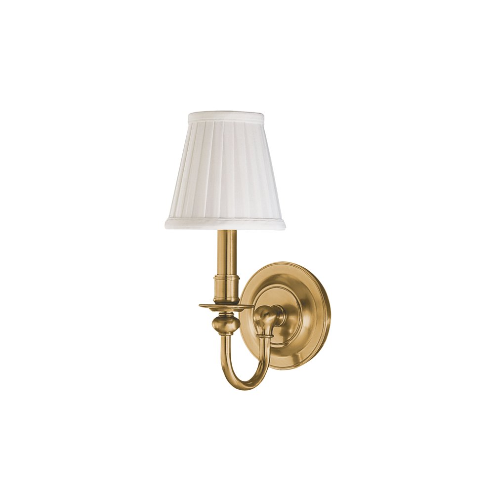Beekman Wall Sconce, Aged Brass