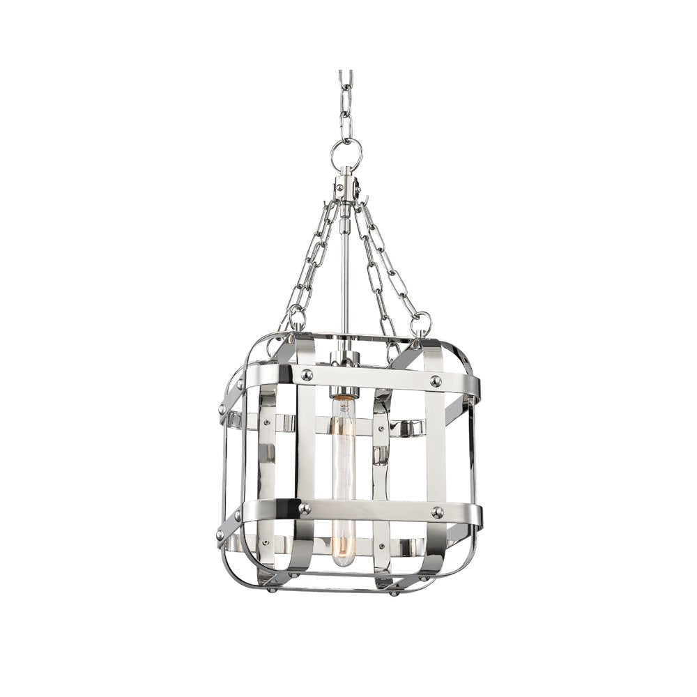 Colchester Pendant, Polished Nickel
