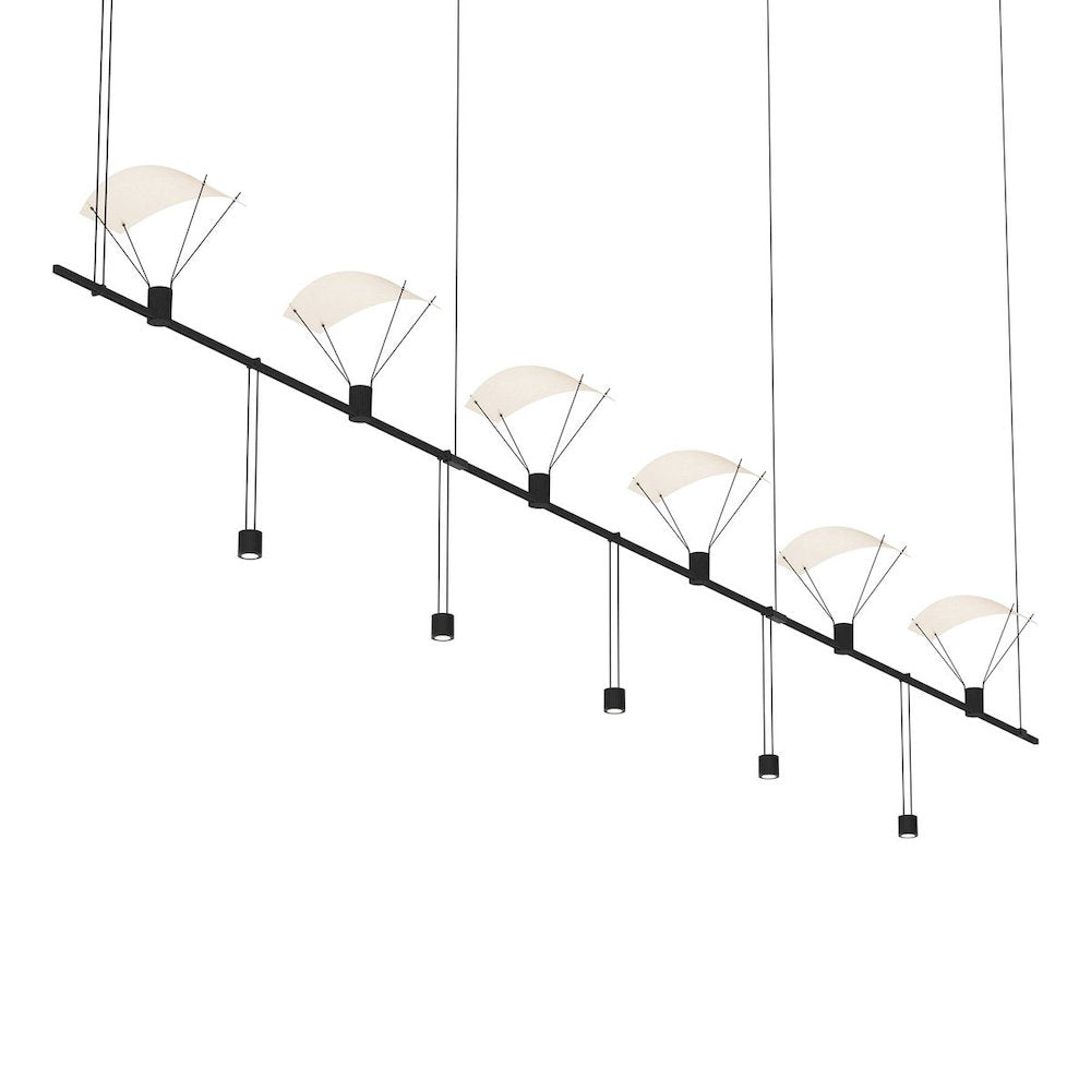 Suspenders Pendant, Satin Black