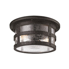 Barbosa Exterior Flush Mount, Aged Pewter