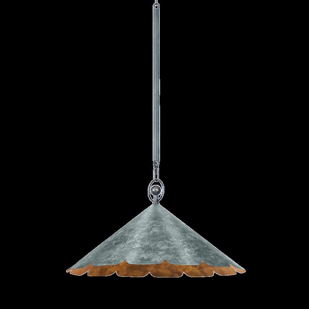 Folly Beach Pendant, Verdigris
