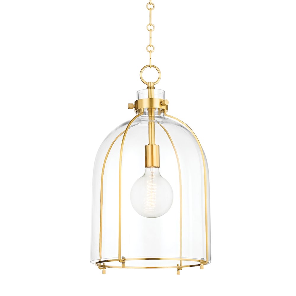 Eldridge Pendant, Aged Brass