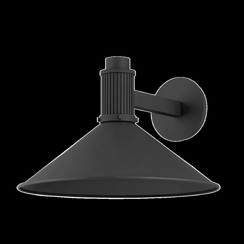 Elani Exterior Wall Sconce, Texture Black