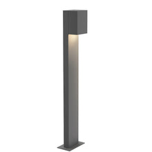Box LED Luminaries, Textured Gray