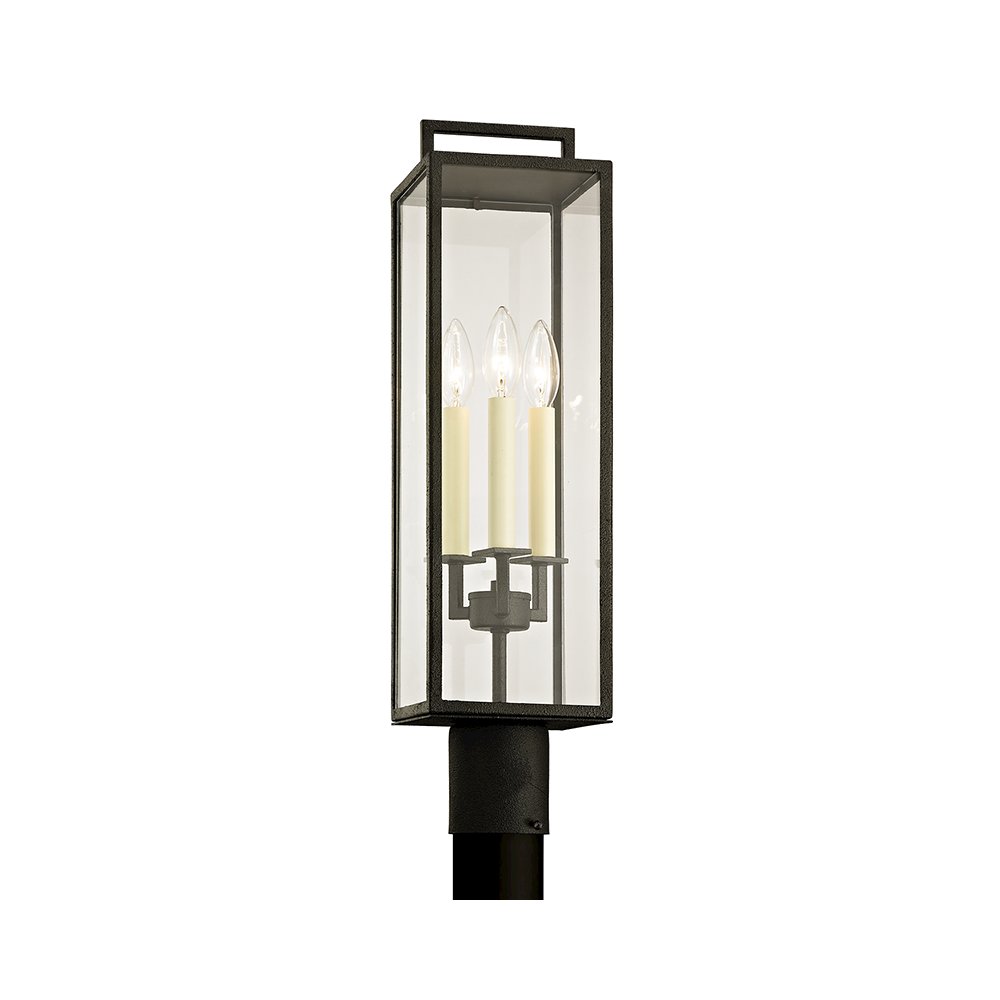Beckham Exterior Post, Forged Iron