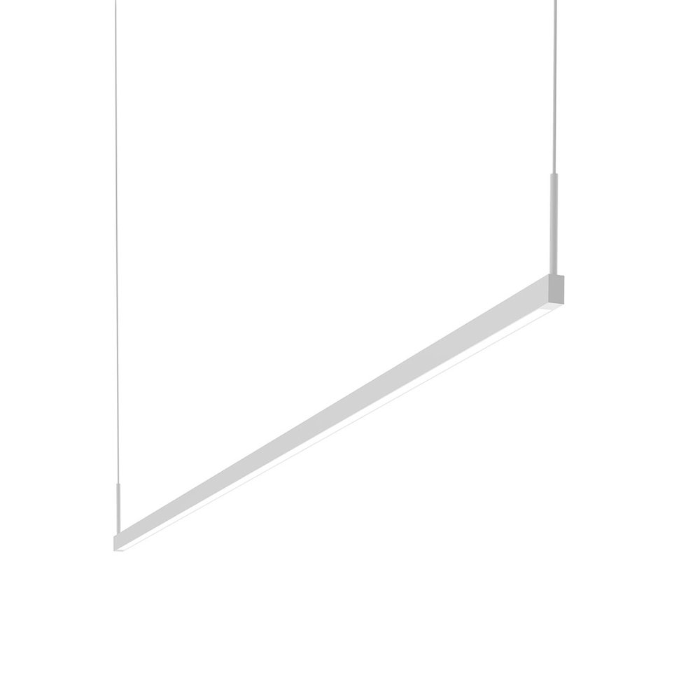 Thin-Line Pendant, Satin White