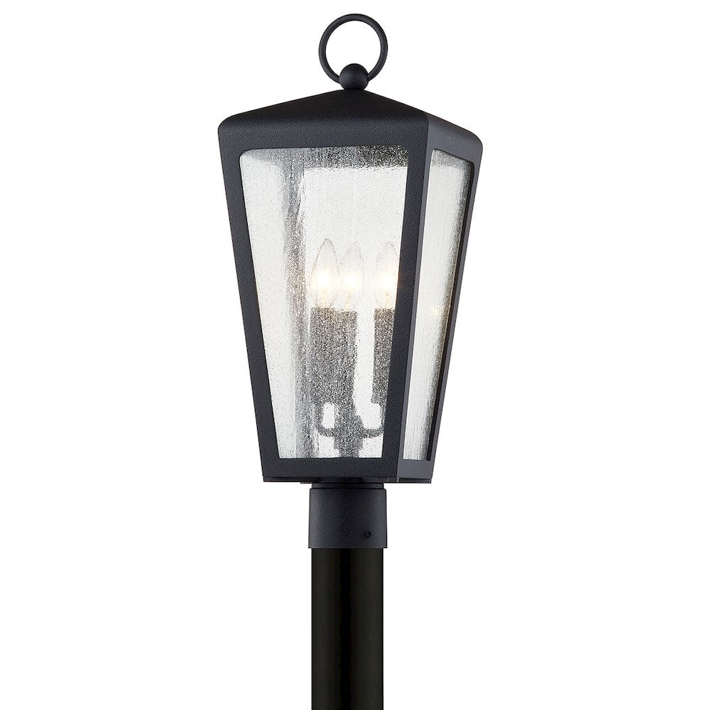 Mariden Exterior Post, Textured Iron
