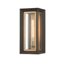 Lowry Exterior Wall Sconce, Textured Bronze