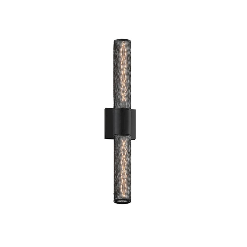 Urban Edge Wall Sconce, Texture Black