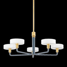 Aston Chandelier, Aged Brass
