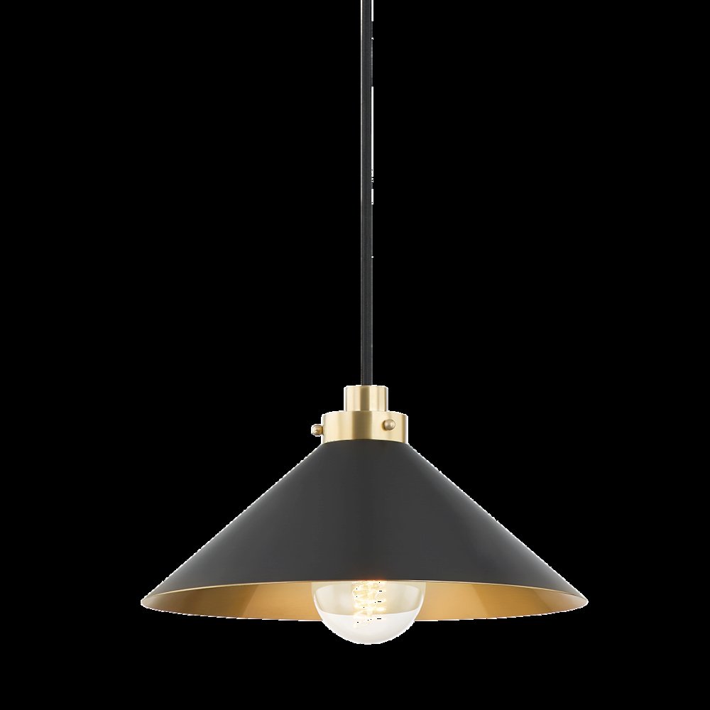 Clivedon Pendant, Aged Brass