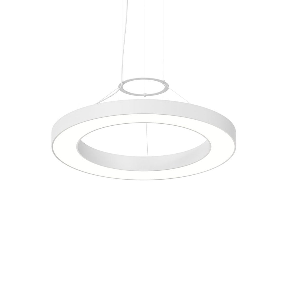 Pi Pendant, Satin White