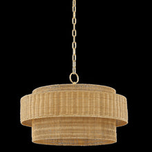 Danica Pendant, Aged Brass