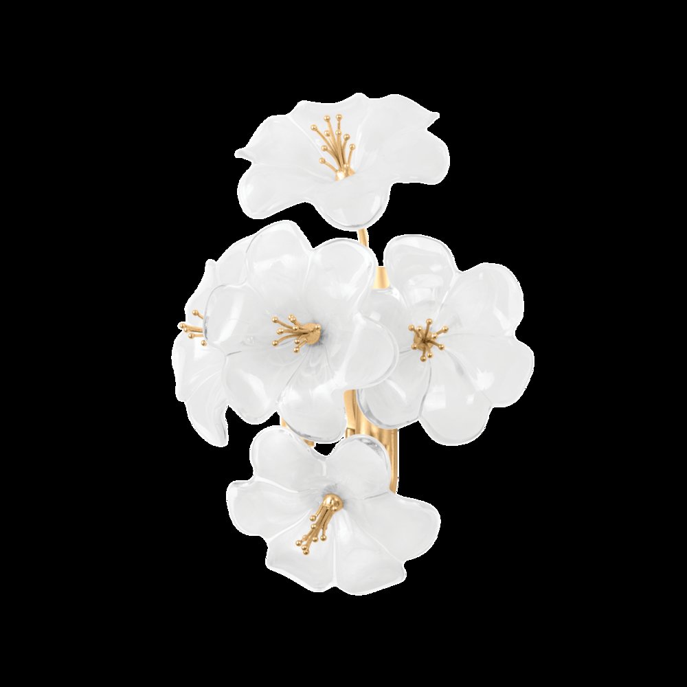 Hygea Wall Sconce, Gold Leaf