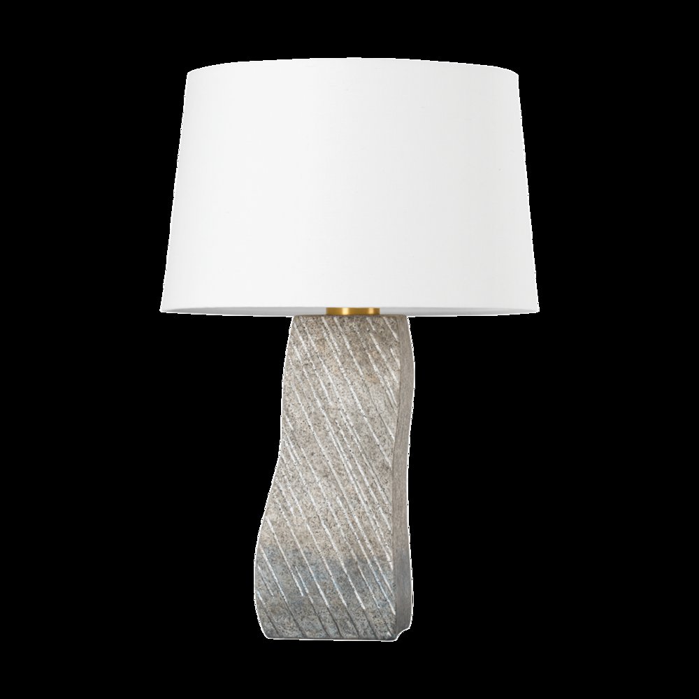 Raiden Table Lamp, Aged Brass