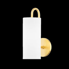 Freda Wall Sconce, Aged Brass