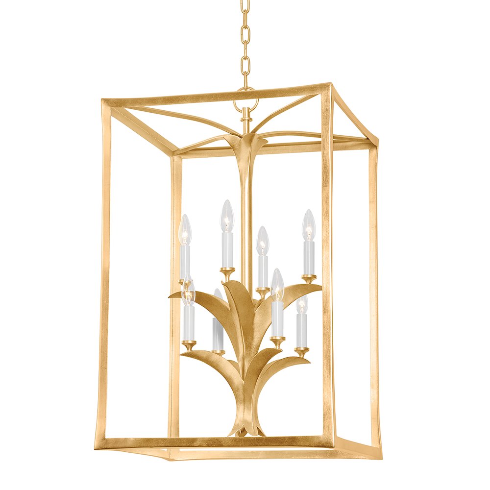 Bergamo Lantern, Vintage Gold Leaf