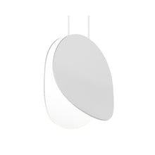 Malibu Discs Pendant, Satin White