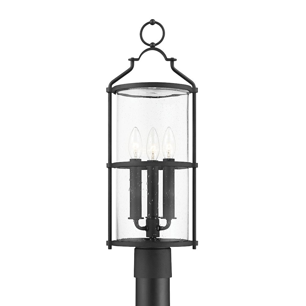 Burbank Post In Textured Black Color