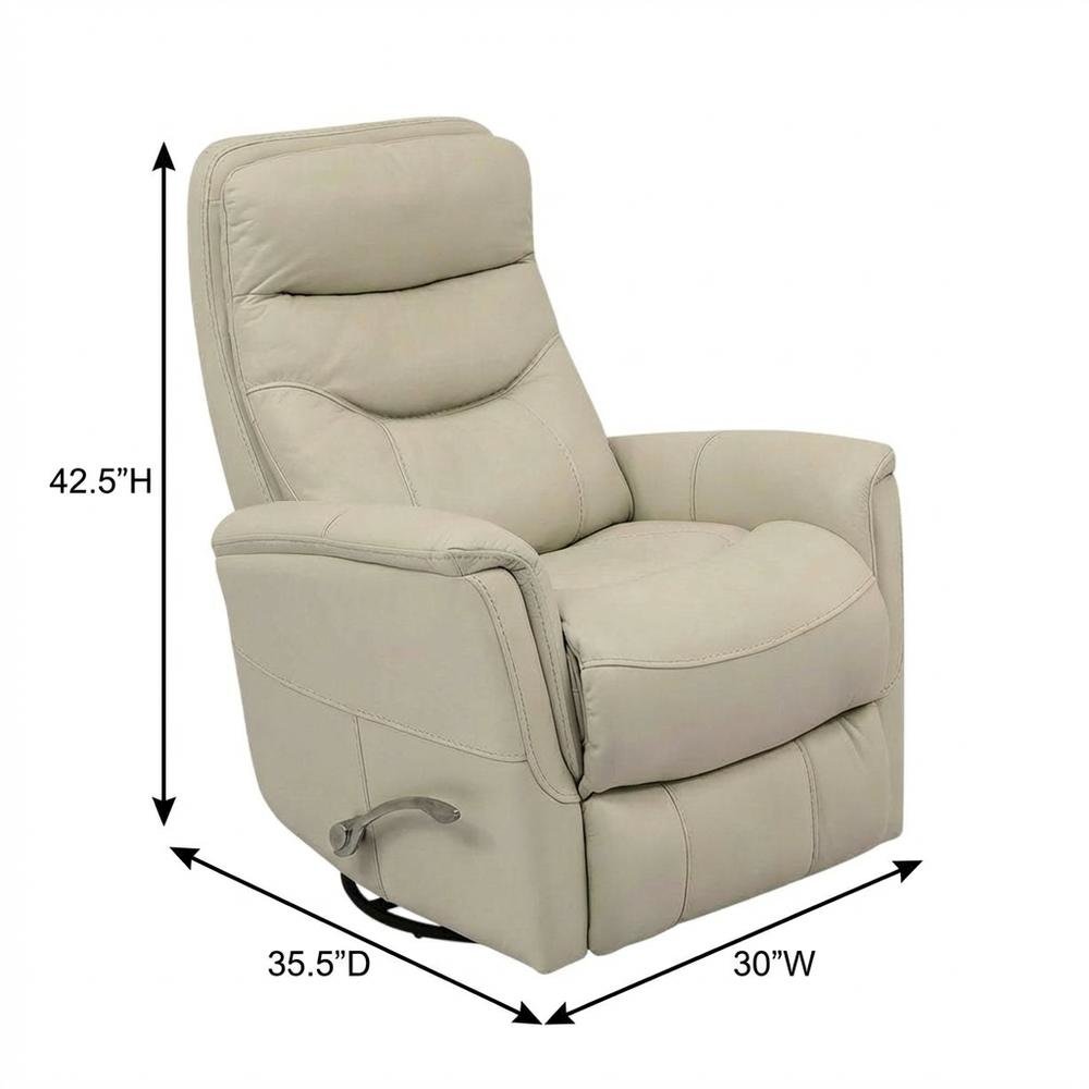 Gemini - Ivory Swivel Glider Recliner
