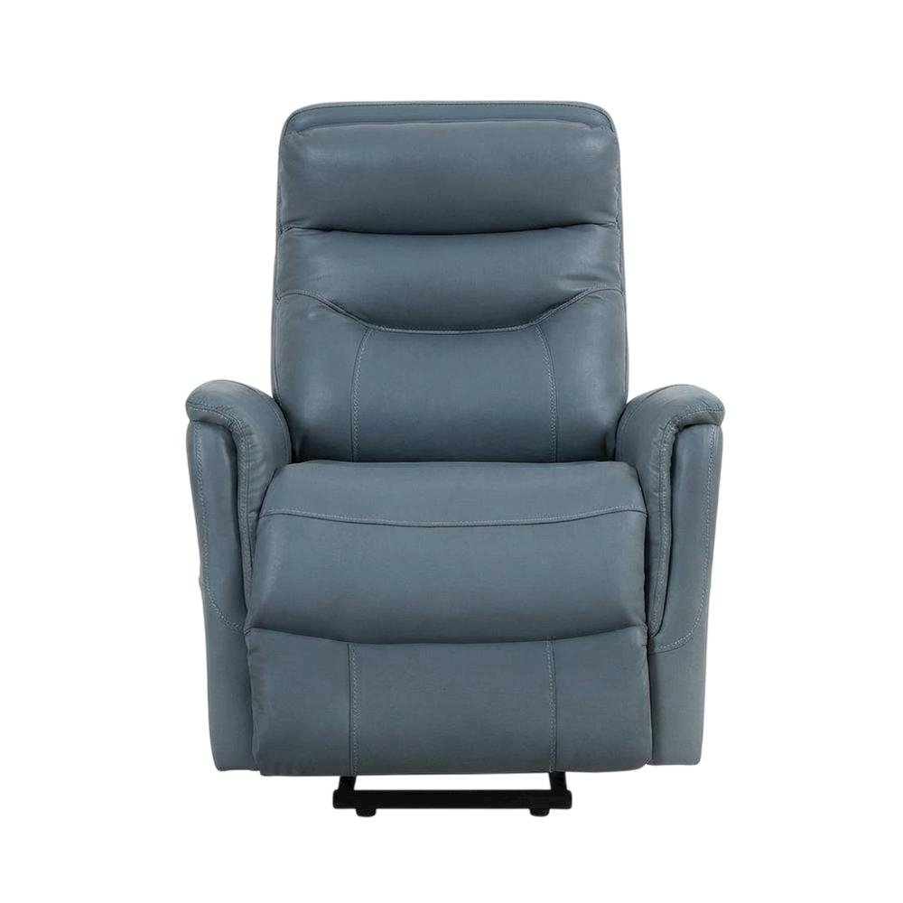 Gemini - Softy Azure Power Lift Recliner with Articulating Headrest