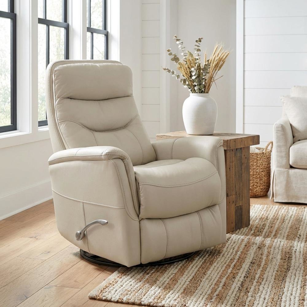 Gemini - Ivory Swivel Glider Recliner