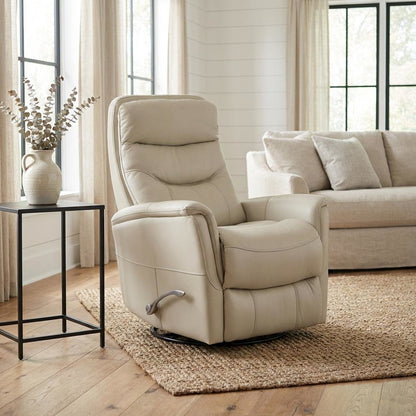 Gemini - Ivory Swivel Glider Recliner Two Pack