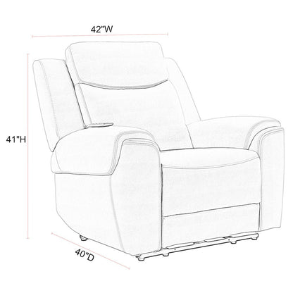 Momentum - Dark Granite Power Zero Gravity Recliner with Heat & Massage