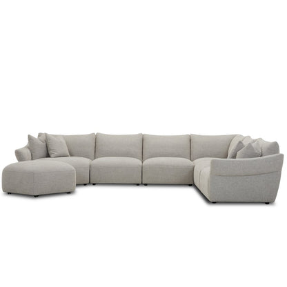 Playful - Canes Cobblestone 6 Piece Modular Sectional