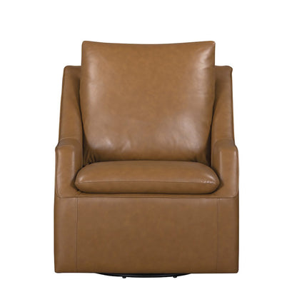 Asher - Steamboat Ecru Swivel Accent Chair