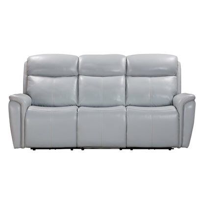 Cascade - Seamist Grey Power Reclining Sofa and Recliner