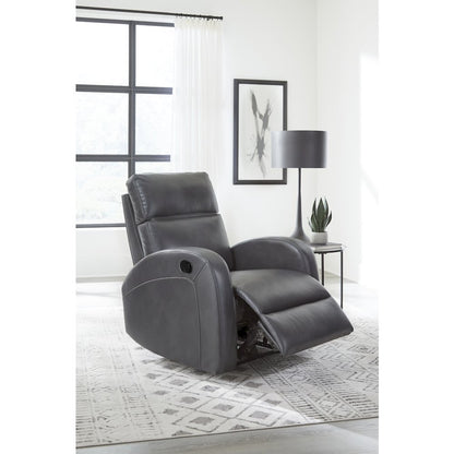 Devin - Pebble Grey Manual Recliner