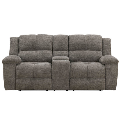 Buster Cabot Stone Manual Reclining Sofa Loveseat and Recliner